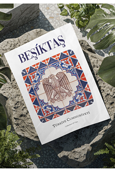 POSTER İSTANBUL BEŞİKTAŞ Kartal Temalı ÇERÇEVESİZ