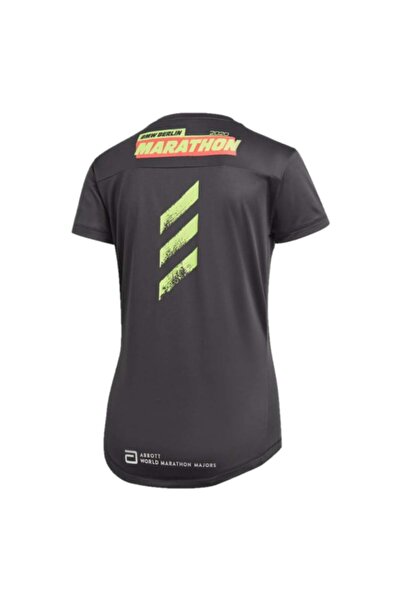 adidas Women's Sports Shirt BER M FINISHERW, Petrol Gray, M