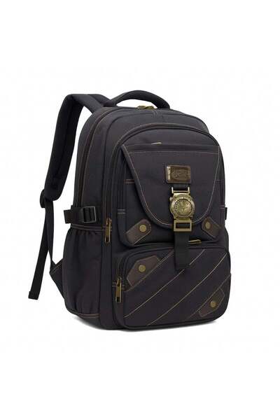 SAINT EAGLE Unisex Tactical Backpack – Multi-Pocket, Expandable Outdoor Rucksack with Kettle Pocke