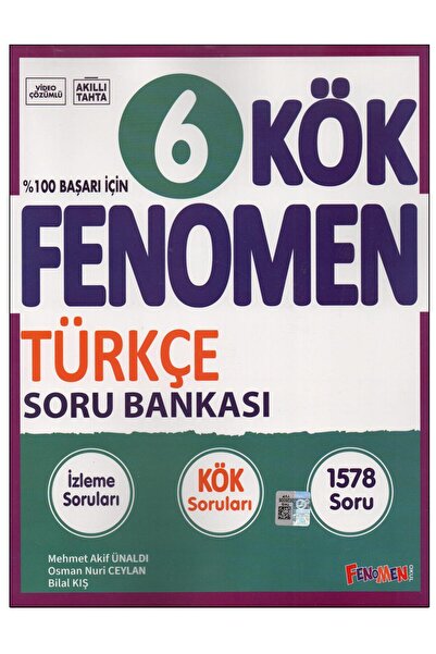 Fenomen Yayıncılık Fenomen 6.Sınıf KÖK Türkçe Soru Bankası 2025