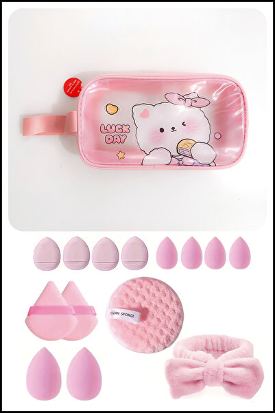 Nera Classy 15 Parça Çantalı Çok Fonksiyonlu Makyaj Seti, Organizer Çantası, ...