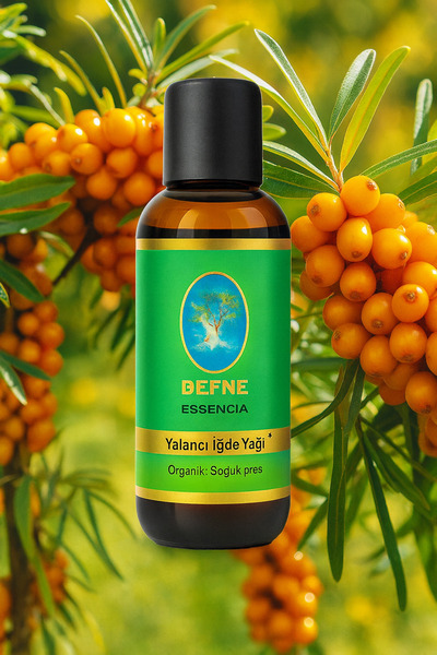NU-KA DEFNE ESSENCIA Sea Buckthorn Oil* Organic 100% Pure Fixed Oil 30ml