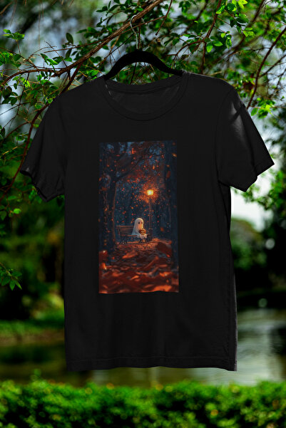 MAGORS تيشيرت للجنسين مطبوع عليه هالوين من ستيل-إكس