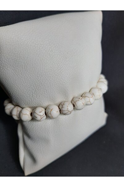 MRYart Natural Stone Howlite Bracelet Unisex
