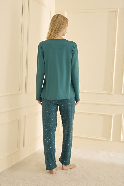 Mihra Women's Pajama Set Long Sleeve Seasonal