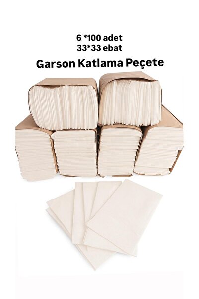 MEGASİL GARSON KATLAMA PEÇETE 6 LI PAKET *200 ADET