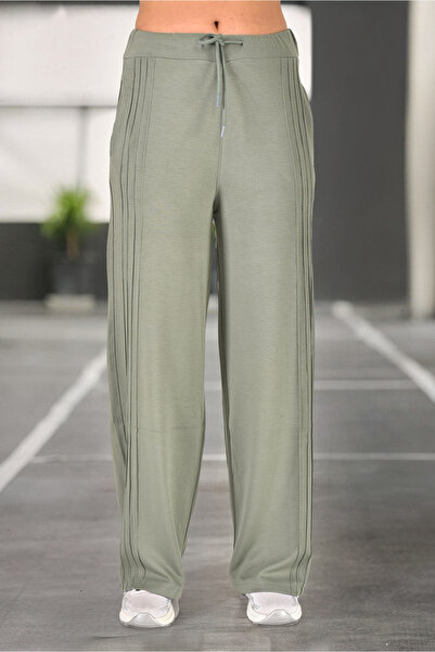 Velista Women's Modal Fabric Front Striped Pants