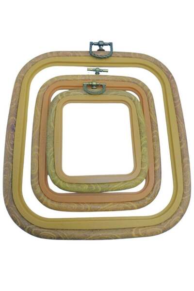 Gerenic مجموعة إطارات التطريز Gerenk بثلاثة أحجام