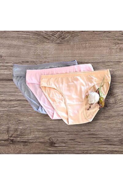 GMDPstore Chiloți bikini simpli din 3 piese – Elasticitate ridicată și confort zilnic