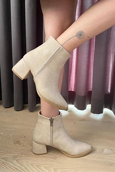 Les Passent Cizme cu toc ascuțit pentru femei Kırem Emerald Side Stone (6 cm)