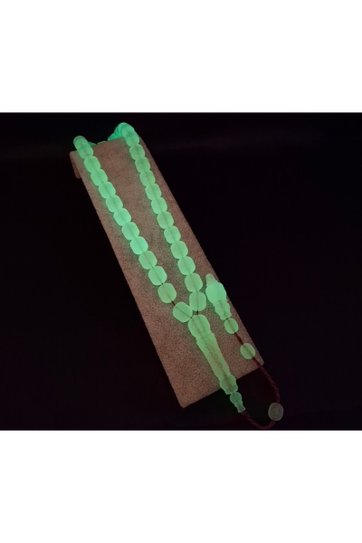 Han Ticarethane سبحة عين القط المضيئة في الظلام، مصنوعة من الكبسولة المقطوعة ...