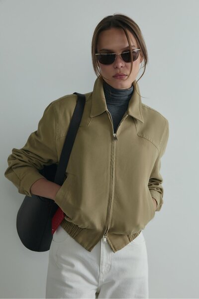 Suud Collection Khaki Alden Washable Jacket