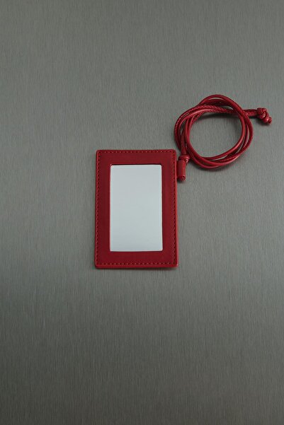 Suud Collection Red Lue Mirrored Card Holder
