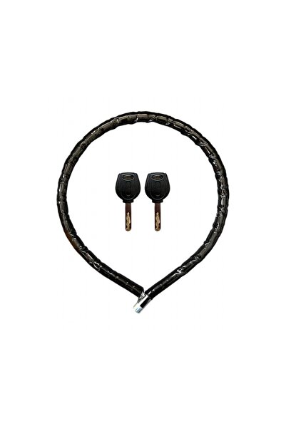 ForWhat Motosiklet Bisiklet için 22MMx120CM Siyah Körüklü Anahtarlı Güvenlik ...