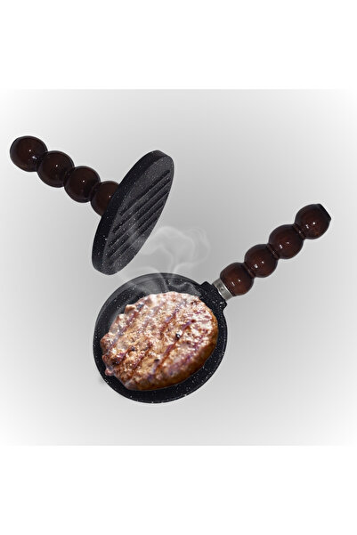 Terracy Home & Garden AYS Döküm Demir Hamburger Köfte Presi – Yapışmaz Yüzeyl...