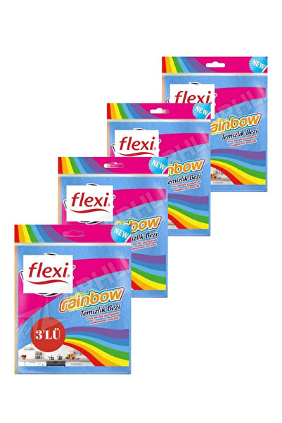 Flexi Cleaning Cloth 3 Pack X 4 Pieces for All Surfaces