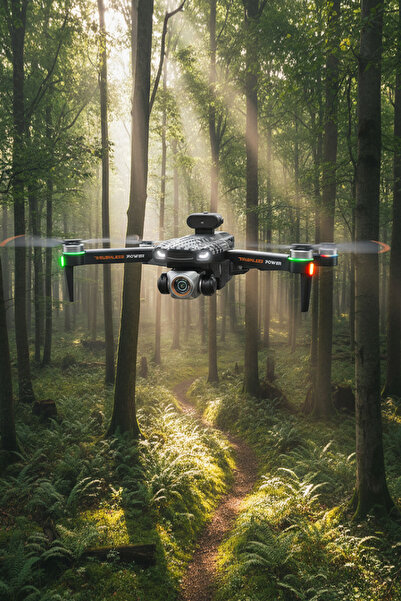 TechnoStation Orta Seviye Drone Kendinden Kameralı Ekranlı Hızlı Drone S9 UFO Drone