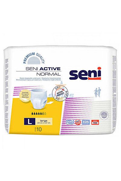 Seni Chiloti elastici absorbanti Active Normal, Large, 10 Bucati