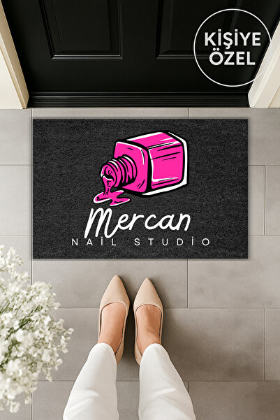 Dormot طباعة رقمية حديثة لفن الأظافر، سجادة أمامية لمدخل مكان العمل 70×45 سم