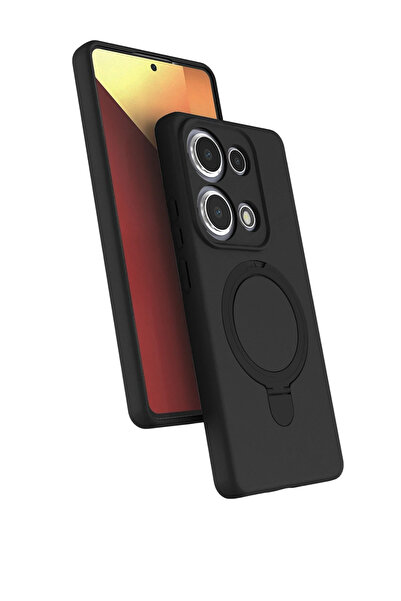 m.tk moveteck Xiaomi Redmi Note 13 Pro 4G Kılıf Magsafe Halkalı Extra Standlı...