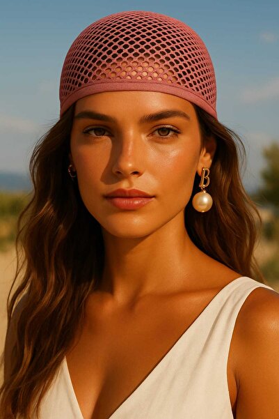 Handmade Betty Bands Powder Color Mesh Fabric Triangle Shape Lace-Up Bandana ...