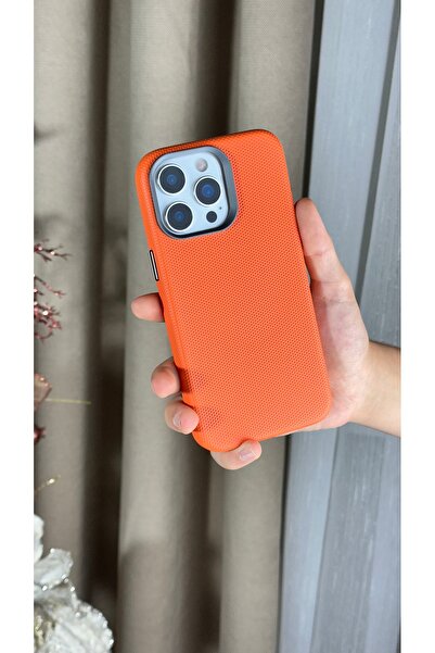 DGN İphone 13 ve İphone 14 Uyumlu Elmas Dokulu Magsafe Uyumlu Deri Telefon Kı...