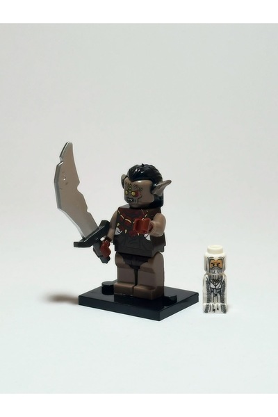 YUONİS ART Orc Warrior & Mini Saruman Figure