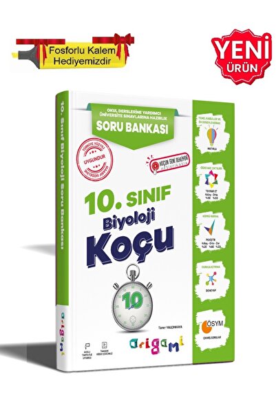 Tammat Yayıncılık Origami 10. Sınıf Biyoloji Video Çözümlü Soru Bankası + Hediye