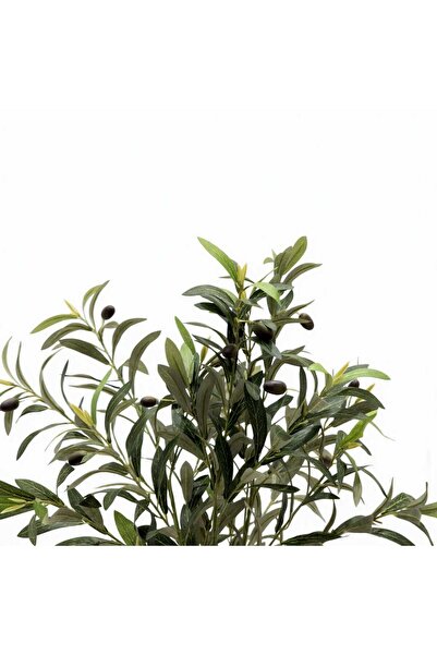 Casco Elegant artificial olive branches in a white round pot, 150 cm
