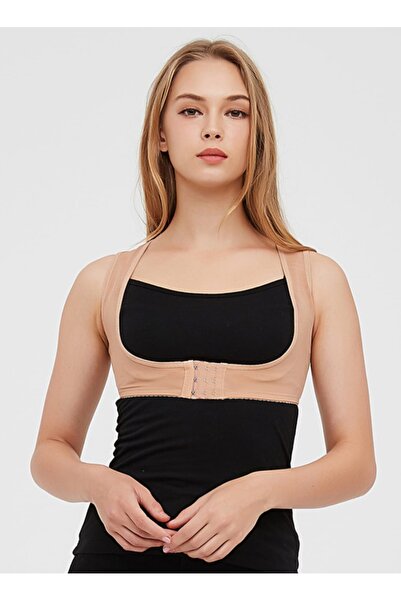 Fstyle Women's Back and Chest Support Bra, Lightweight Hidden Back Support