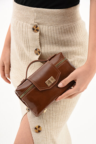 H&D COLLECTİON Μίνι μέγεθος, πολύ κομψή γυναικεία τσάντα χεριού και ώμου για ...