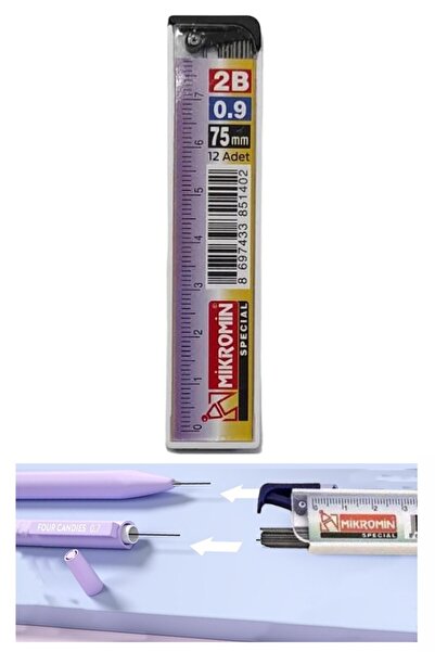 Artlantis Kalem Ucu 0.9 mm 20 li 1 Paket 09 Uç Versatil Kalem Uçu Mekanik Uçlu Otomatik Kurşun Mikro Kalem Ucu