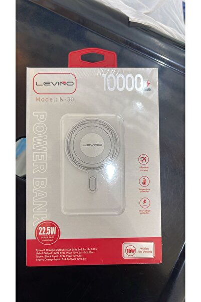 Levino بنك الطاقة N-39 بسعة 10000 مللي أمبير/ساعة، شحن فائق السرعة بقوة 22.5 ...