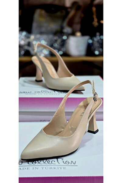 zarifkadın أحذية بكعب أنيق مفتوحة من الخلف