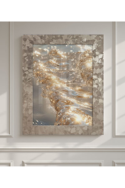 FrameBasket Ahşap Çerçeveli Duvar Tablosu | Resim Çerçevesi | Duvar Askılı ve...