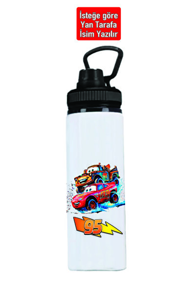 DKDZ SHOP وعاء ماء معدني مطبوع عليه شيمشيك سعة 850 مل.