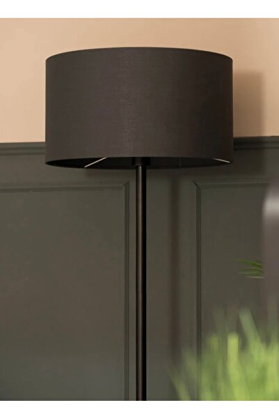 Lamp Han Eba Serisi Modern Abajur Başlıklı Zemin Lambası Lambader