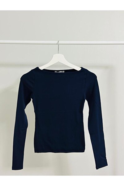 Butik ملابس داخلية نسائية بياقة قارب مصنوعة من مزيج القطن المودال