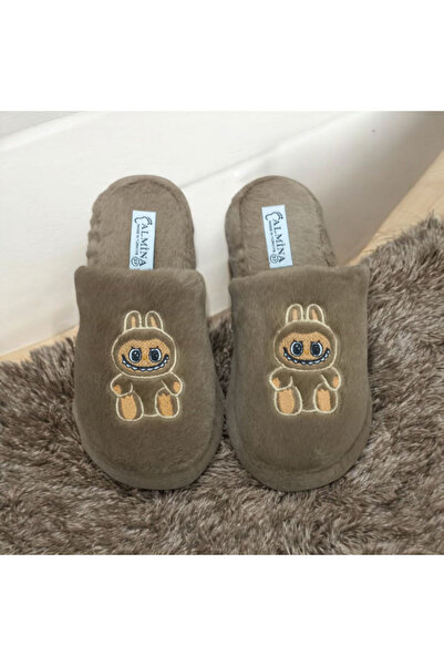 Moda fiesta Γυναικείες παντόφλες για το σπίτι – βελούδινες, χειμερινές, αντιολισθητικές σόλες