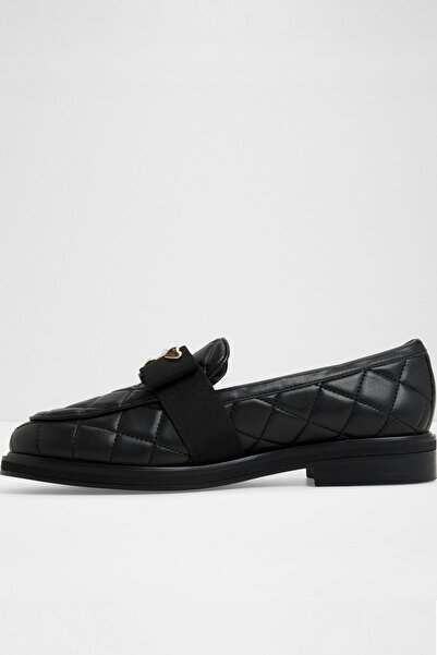 Aldo BISSAMO - Дамски черен мокасин с блок ток