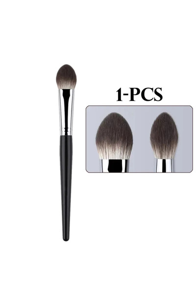 Choice1 1 قطعة فرشاة أحمر الخدود على شكل قلب الخوخ، بودرة أحمر الخدود، كريم أحمر الخدود السائل، فرش مكياج مسطحة صغيرة