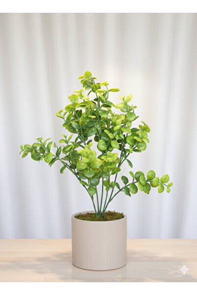 YASİMA 5 dalli yapay şimşir ev dekor aranjman ara Çiçek