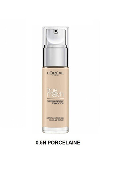 L'oreal LOREAL TRUE MATCH SUPER-BLENDABLE FOND DE TEN PORCELAINE 0.5N