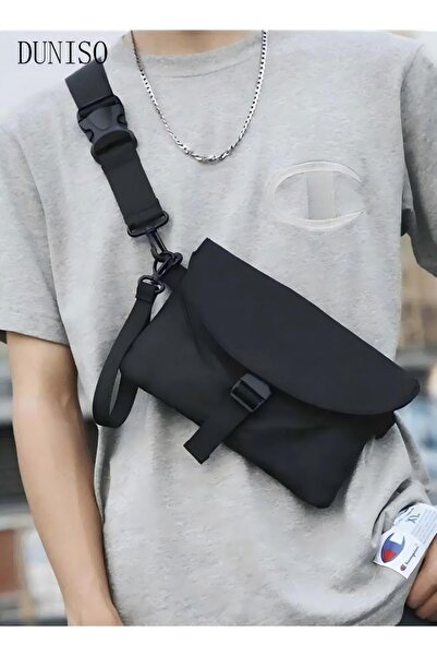 Generic Men's Waterproof Crossbody Bag, Hiking, Multifunctional Fashion Portable Chest Bag