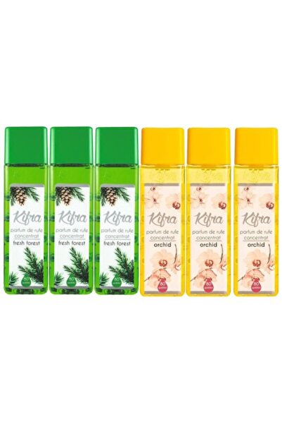 kifra Set 6 x Variety, 3 x Parfum Rufe 200ml Fresh Forest 80 Spalari, 3 x Par...