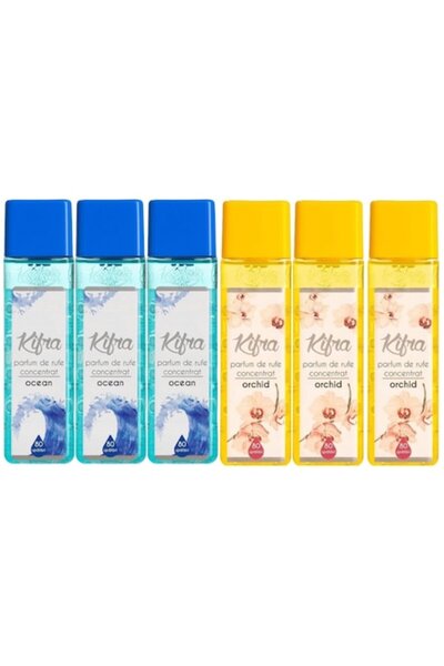 kifra Set 6 x Variety, 3 x Parfum Rufe 200ml Ocean 80 Spalari, 3 x Parfum Ruf...
