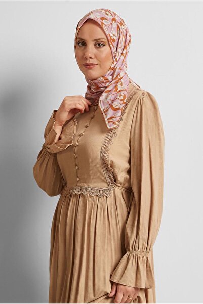 Alvina Flower Patterned Scarf 8560