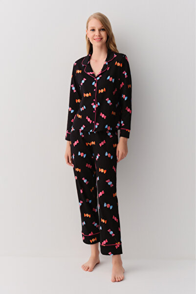 SUWEN Candy Masculine Pajama Set