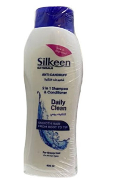 SILKEEN Shampoo Daily Clean – 400 ml (Pack of 6)