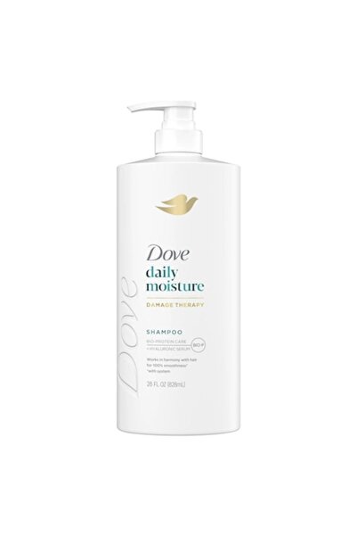 Dove Șampon Damage Therapy hidratare zilnică cu bio-proteine ​​și acid hialuronic, 828 ml